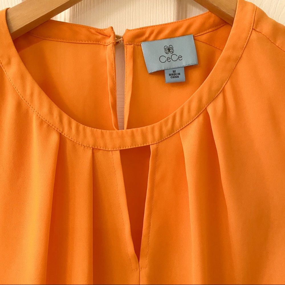 Vibrant marigold blouse